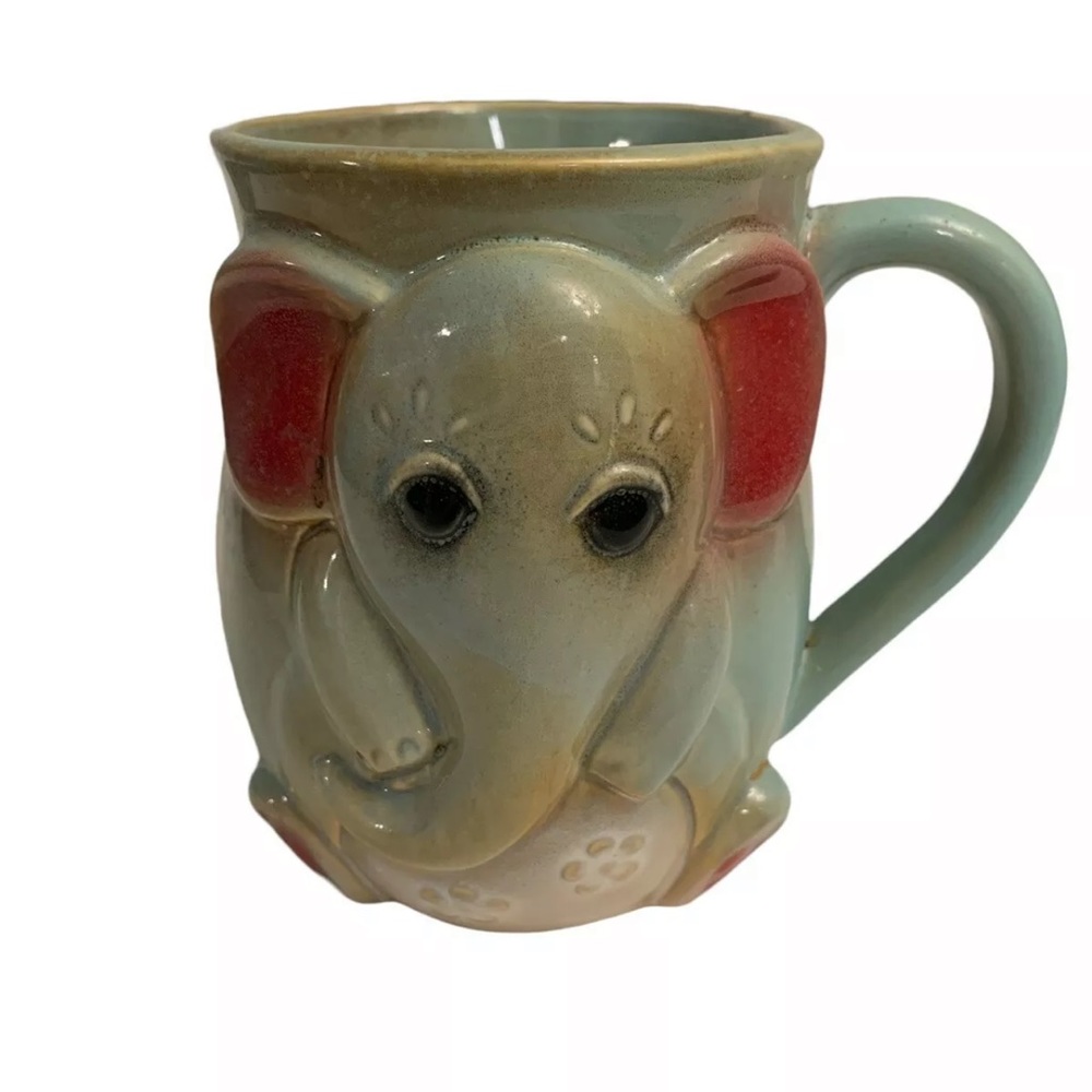 Midwood Brands Elephant Green/Blue Mug Fast Shipping